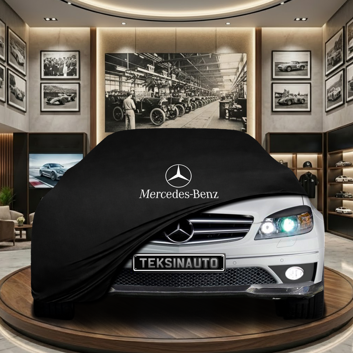 MERCEDES CLC W203  Indoor Car Cover Custom Fit, Black, Gray, Blue, Red Color