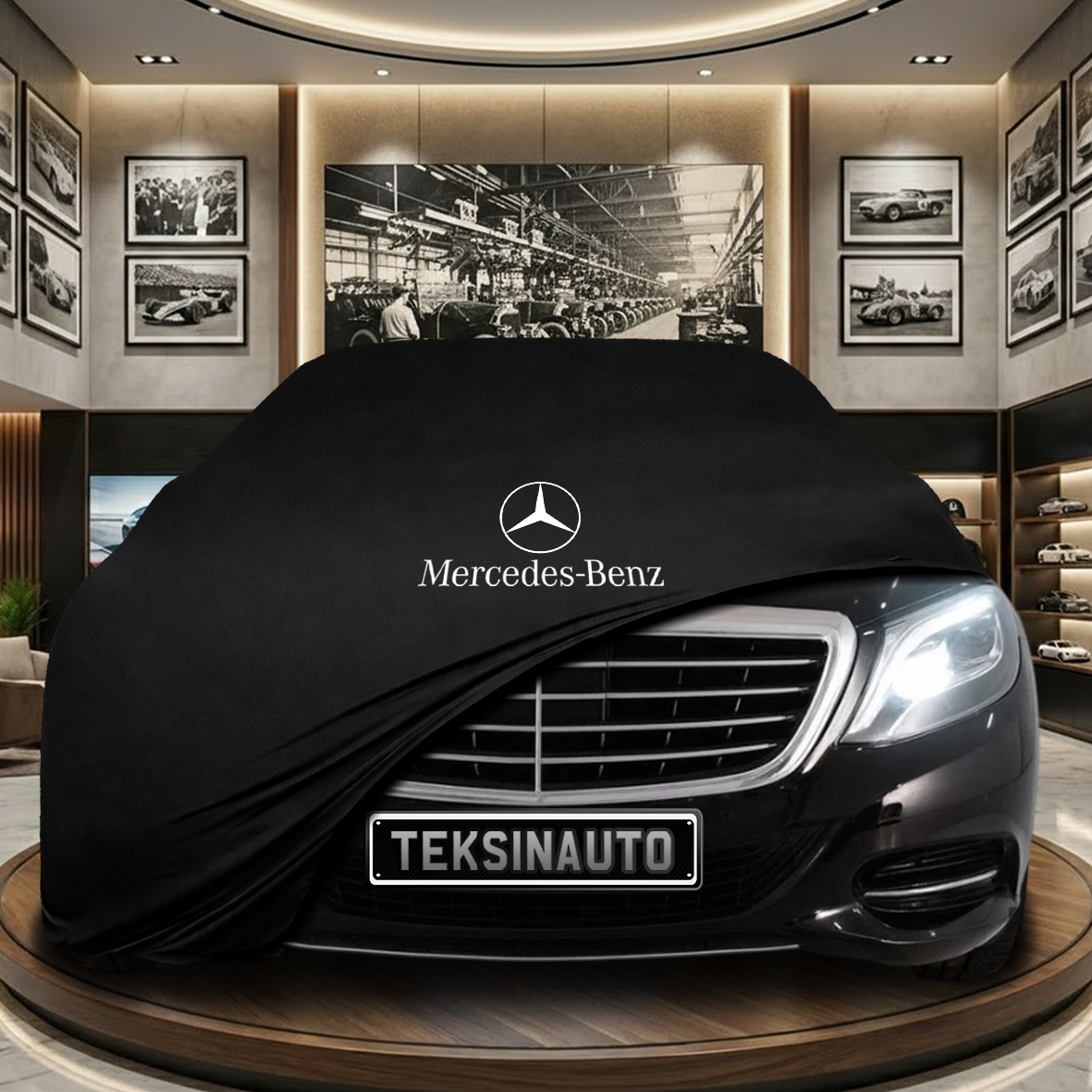 MERCEDES S C217 COUPE-CABRİO 2013-2020 Indoor Car Cover Custom Fit, Black, Gray, Blue, Red Color