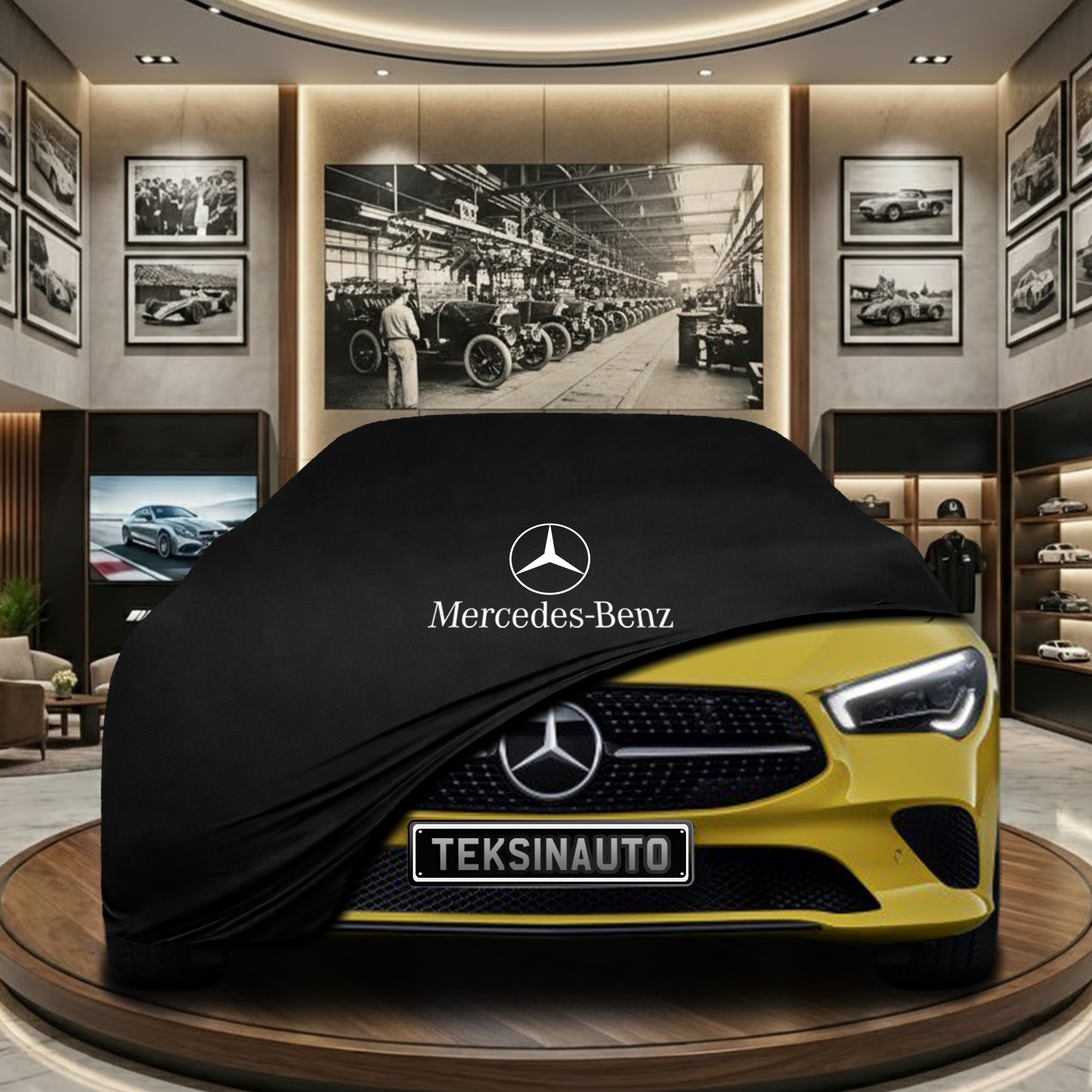 MERCEDES CLA X118 SW 2019-  Indoor Car Cover Custom Fit, Black, Gray, Blue, Red Color