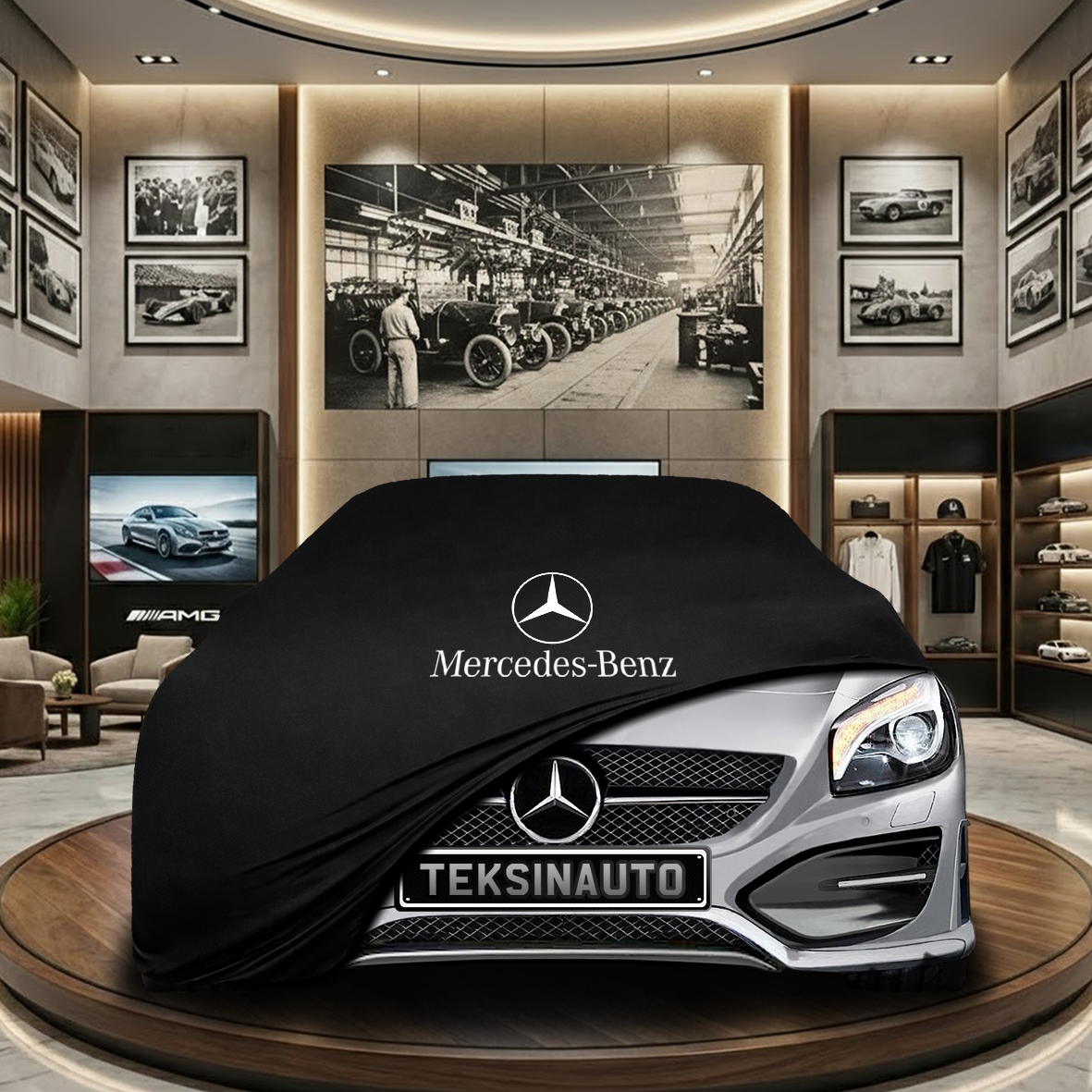 MERCEDES SL R231 2012-2020 Indoor Car Cover Custom Fit, Black, Gray, Blue, Red Color