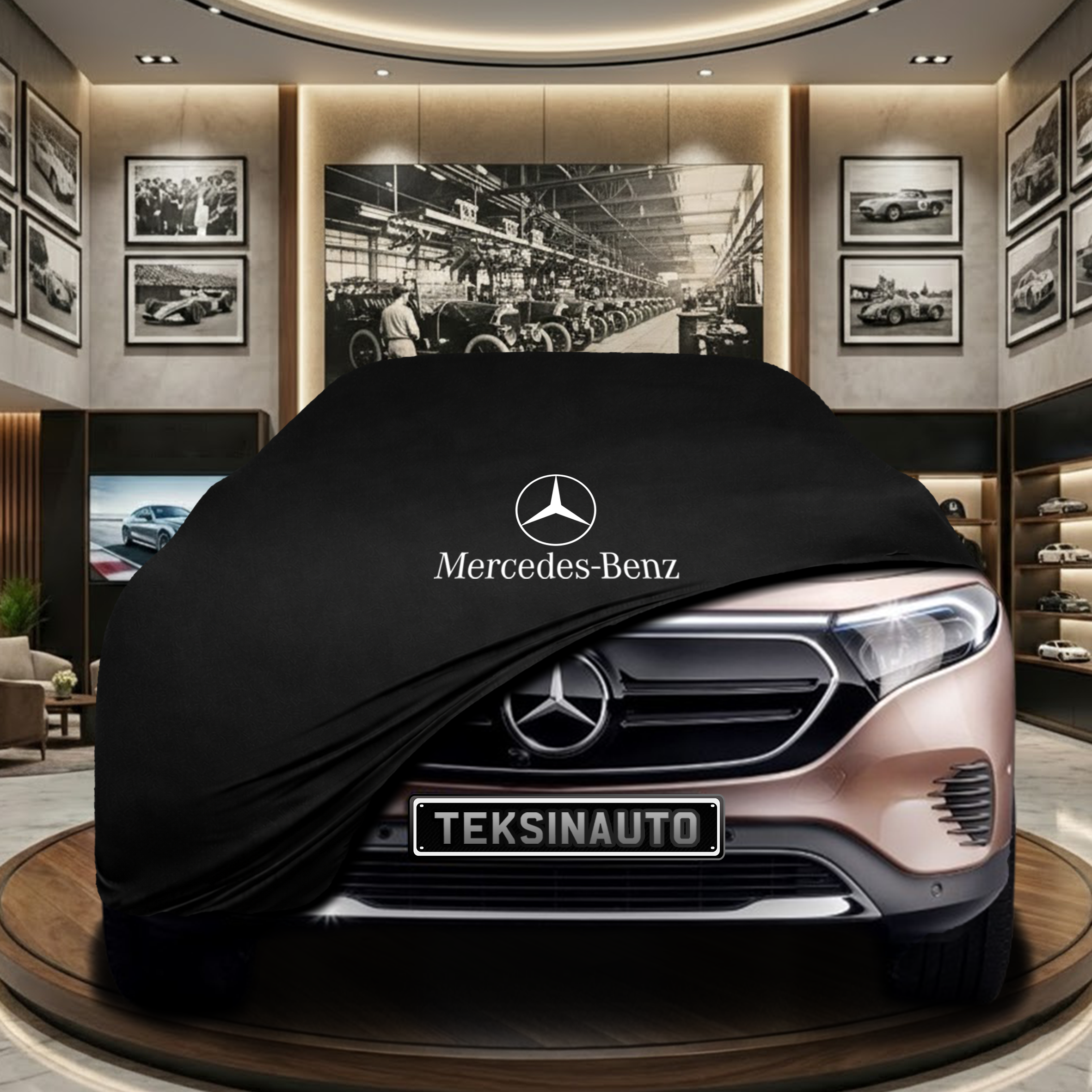 MERCEDES EQB 2021- Indoor Car Cover Custom Fit, Black, Gray, Blue, Red Color