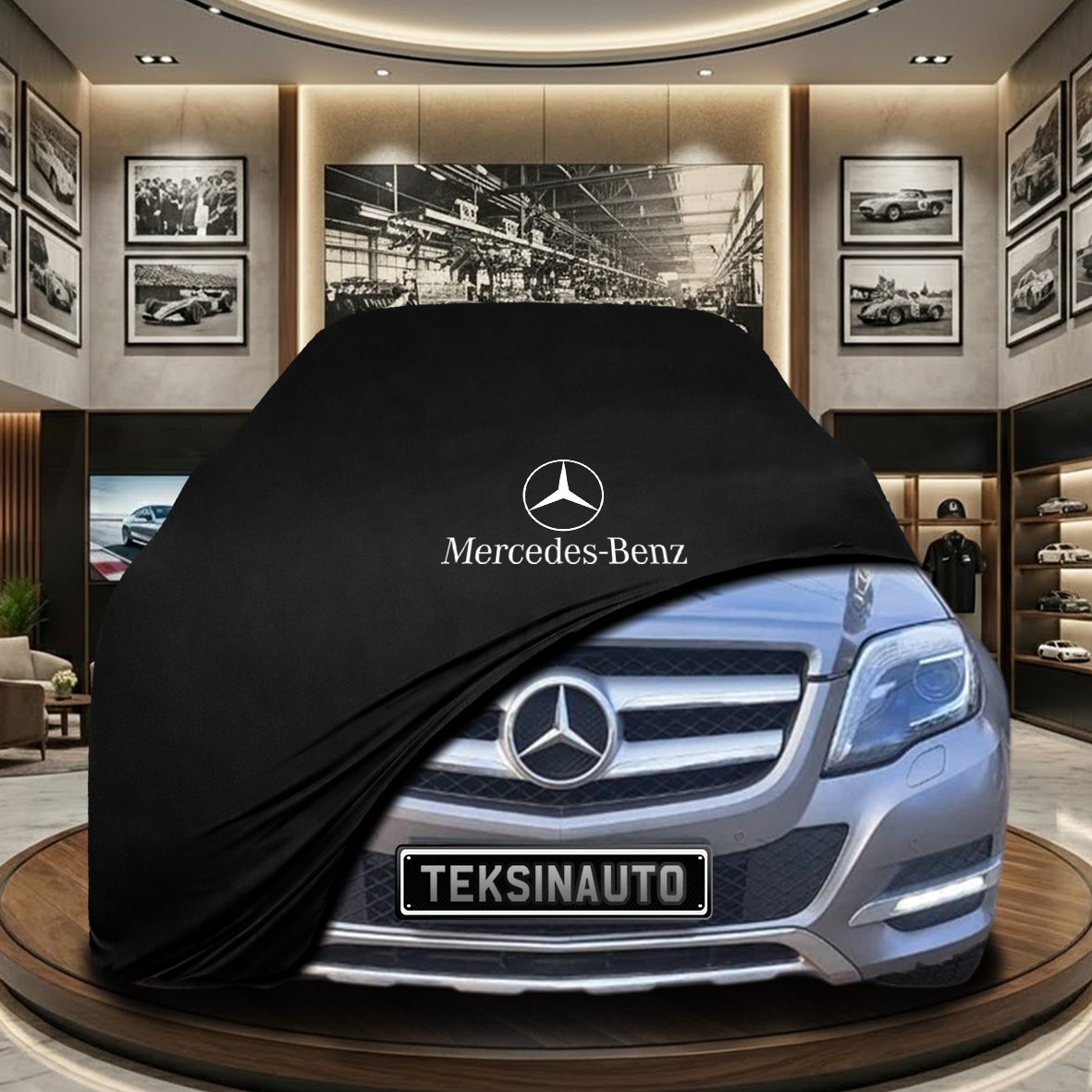 MERCEDES GLK X204 2008-2015 Indoor Car Cover Custom Fit, Black, Gray, Blue, Red Color