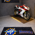 MV AGUSTA Premium Custom Rug (28x87) INCHS (75x220)Cm – Motorcycle Garage & Room Decor