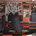 Harley Davidson Premium Custom Rug (28x87) INCHS (75x220)Cm – Motorcycle Garage & Room Decor