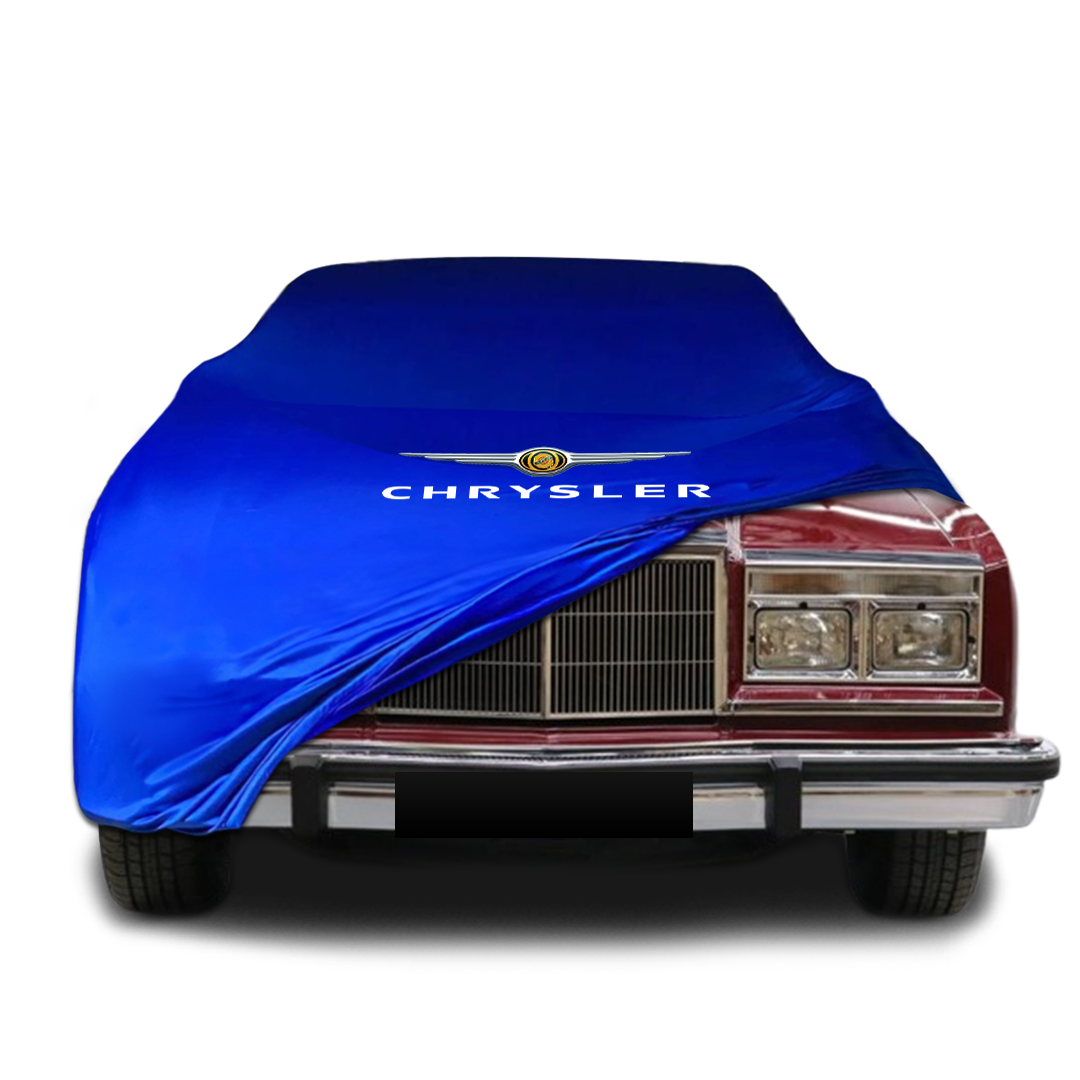 Chrysler New Yorker (1988-1993) Custom Fit Indoor Car Cover Soft Stretch Black Gray Blue Red Dust Protection Garage Cover Laser Cut + Bag