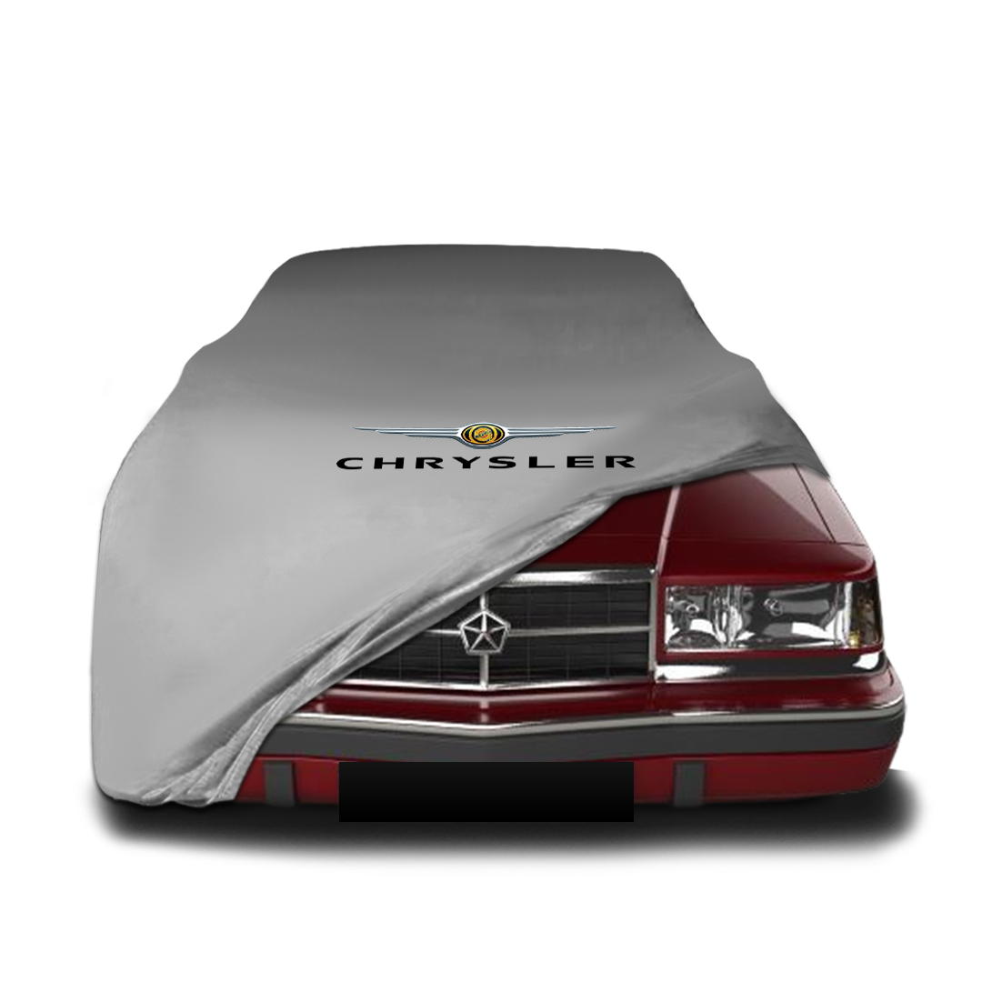 Chrysler Dynasty (1988-1993)Custom Fit Indoor Car Cover Soft Stretch Black Gray Blue Red Dust Protection Garage Cover Laser Cut + Bag