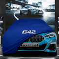 BMW 2 SERİSİ G42 COUPE (2021-) Custom Fit Indoor Car Cover Soft Stretch Black Gray Blue Red Dust Protection Garage Cover Laser Cut + Bag