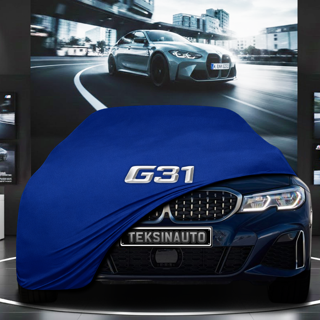 BMW 5 SERİSİ STATİON WAGON G31 (2020-) Custom Fit Indoor Car Cover Soft Stretch Black Gray Blue Red Dust Protection Garage Cover Laser Cut + Bag