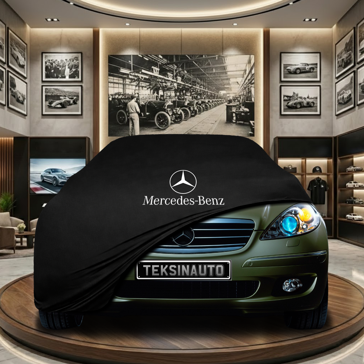 MERCEDES A W169 2004-2009 Car Cover Custom Fit, Black, Gray, Blue, Red Color