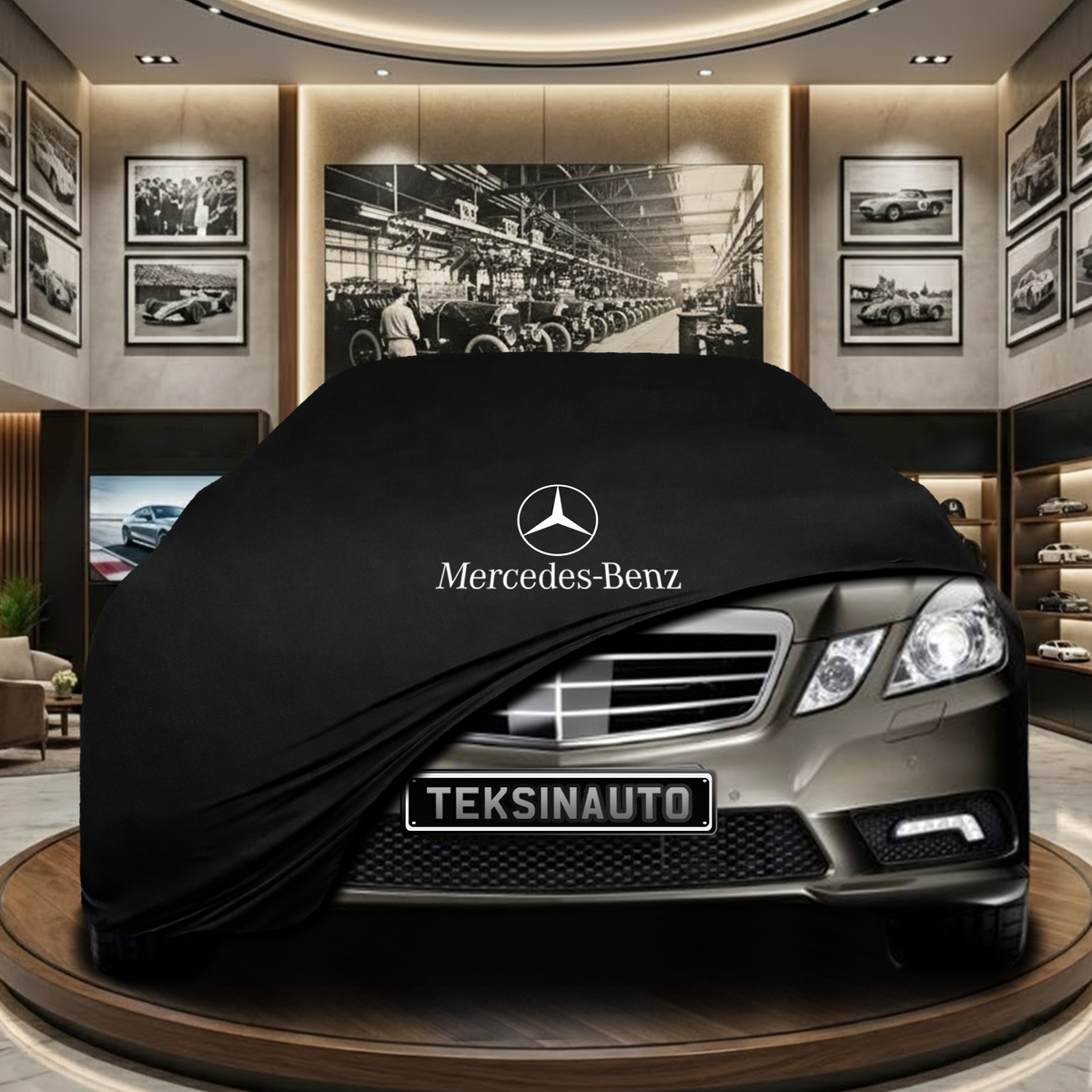 Mercedes Benz E S212 Station Wagon Indoor Car Cover Custom Fit, Black, Gray, Blue, Red Color