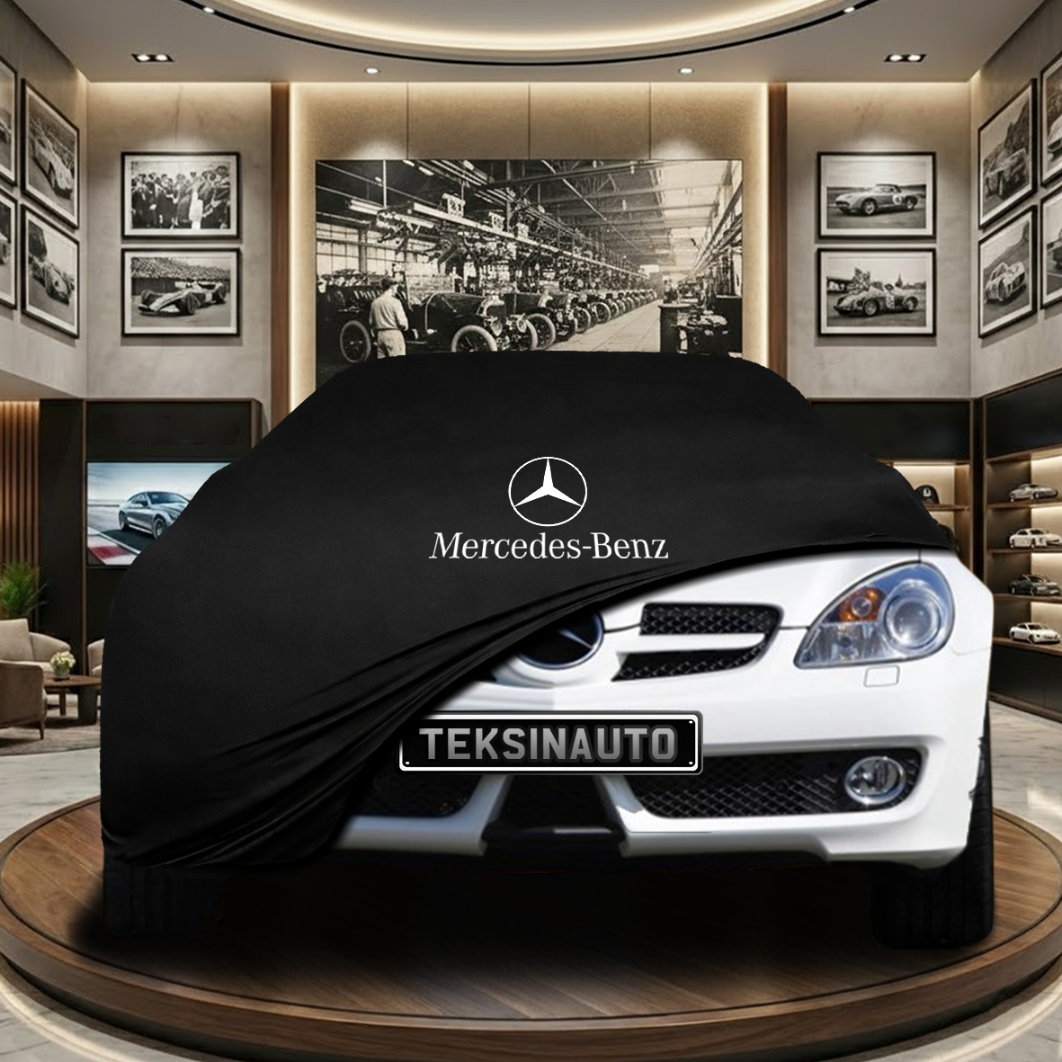 Mercedes Benz SLK R171 Indoor Car Cover Custom Fit, Black, Gray, Blue, Red Color