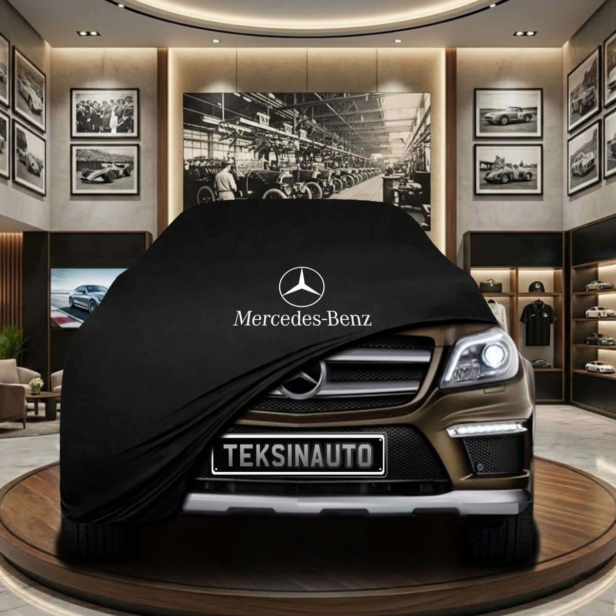 Mercedes Benz GL (X166) Indoor Car Cover Custom Fit, Black, Gray, Blue, Red Color