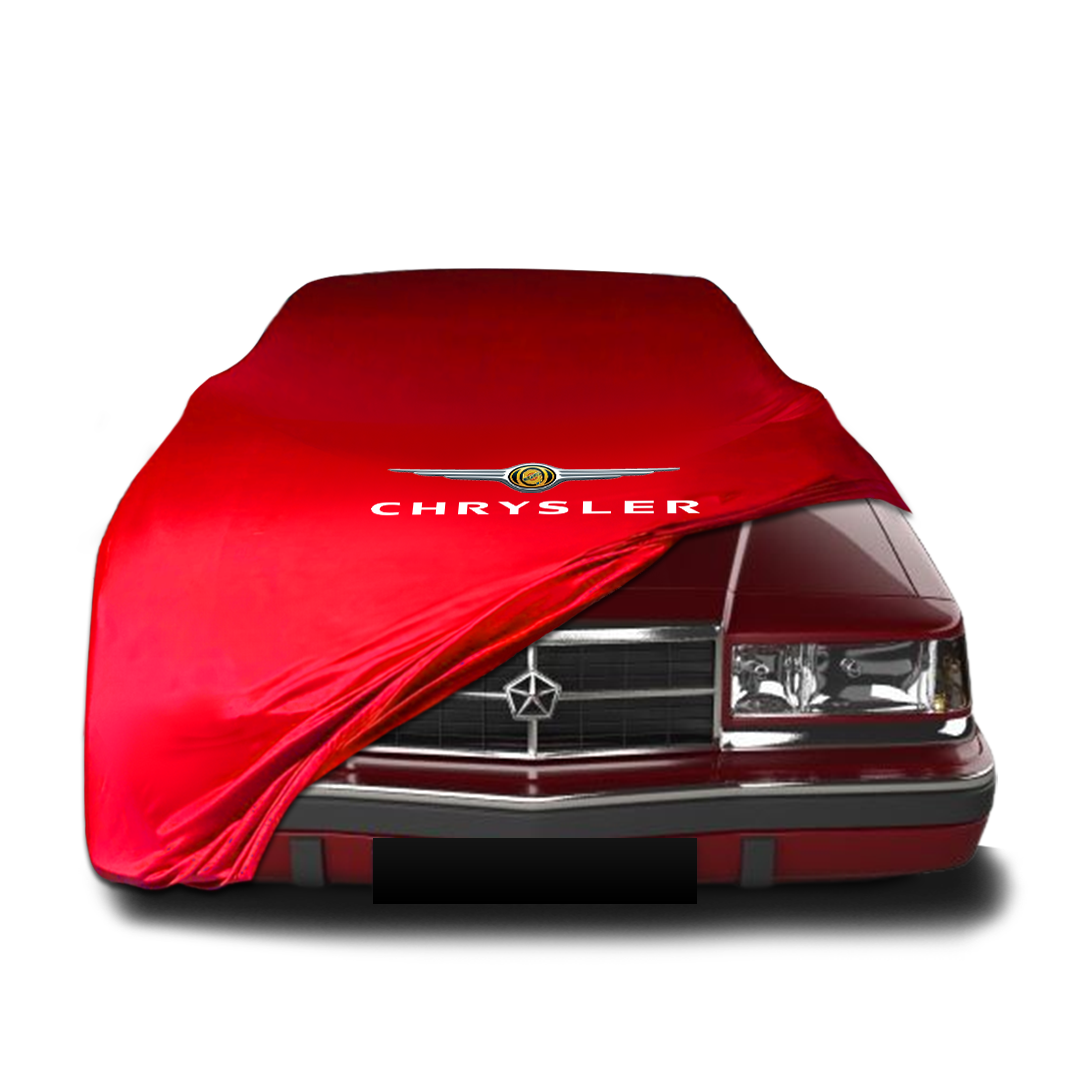 Chrysler Dynasty (1988-1993)Custom Fit Indoor Car Cover Soft Stretch Black Gray Blue Red Dust Protection Garage Cover Laser Cut + Bag