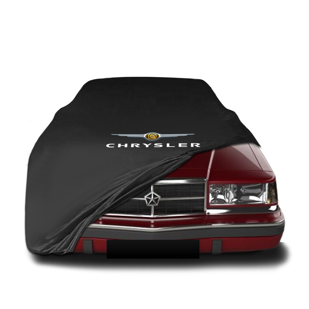 Chrysler Dynasty (1988-1993)Custom Fit Indoor Car Cover Soft Stretch Black Gray Blue Red Dust Protection Garage Cover Laser Cut + Bag