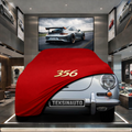 PORSCHE 356 1948-1955 Custom Fit Indoor Car Cover Soft Stretch Black Gray Blue Red Dust Protection Garage Cover Laser Cut + Bag
