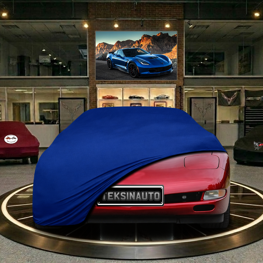 Corvette C5 Custom Fit Indoor Car Cover Soft Stretch Black Gray Blue Red Dust Protection Garage Cover Laser Cut + Bag