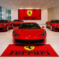 Ferrari Luxury Rug (60x87) INCH (150x220) cm Home, Garage & Display Carpet Auto Area Carpet, Car Garage Decor,Car Floor Mat