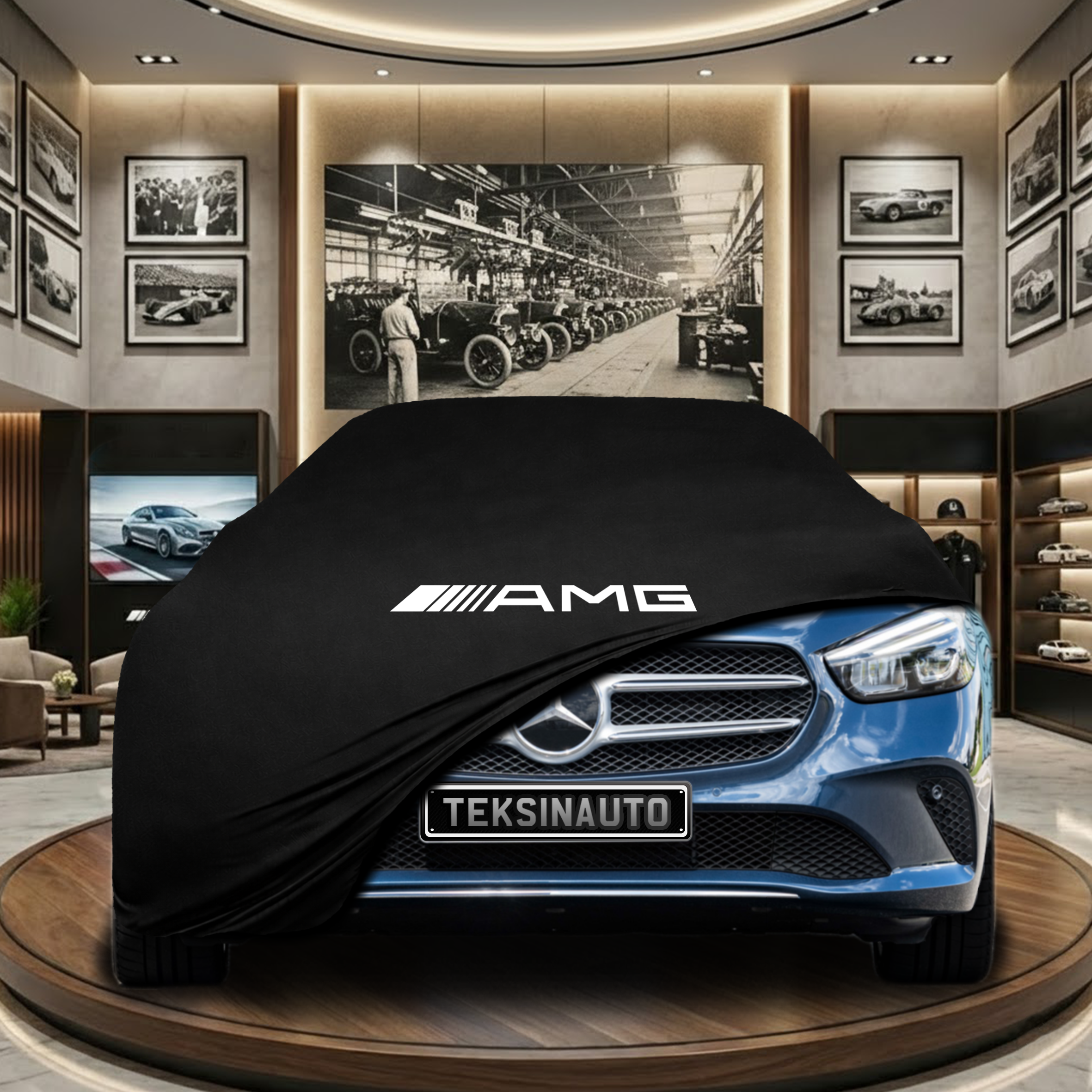Mercedes Benz B Series W247 (2018-) Indoor Car Cover Custom Fit, Black, Gray, Blue, Red Color