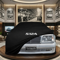 MERCEDES E S124 SW 1984-1995 Indoor Car Cover Custom Fit, Black, Gray, Blue, Red Color