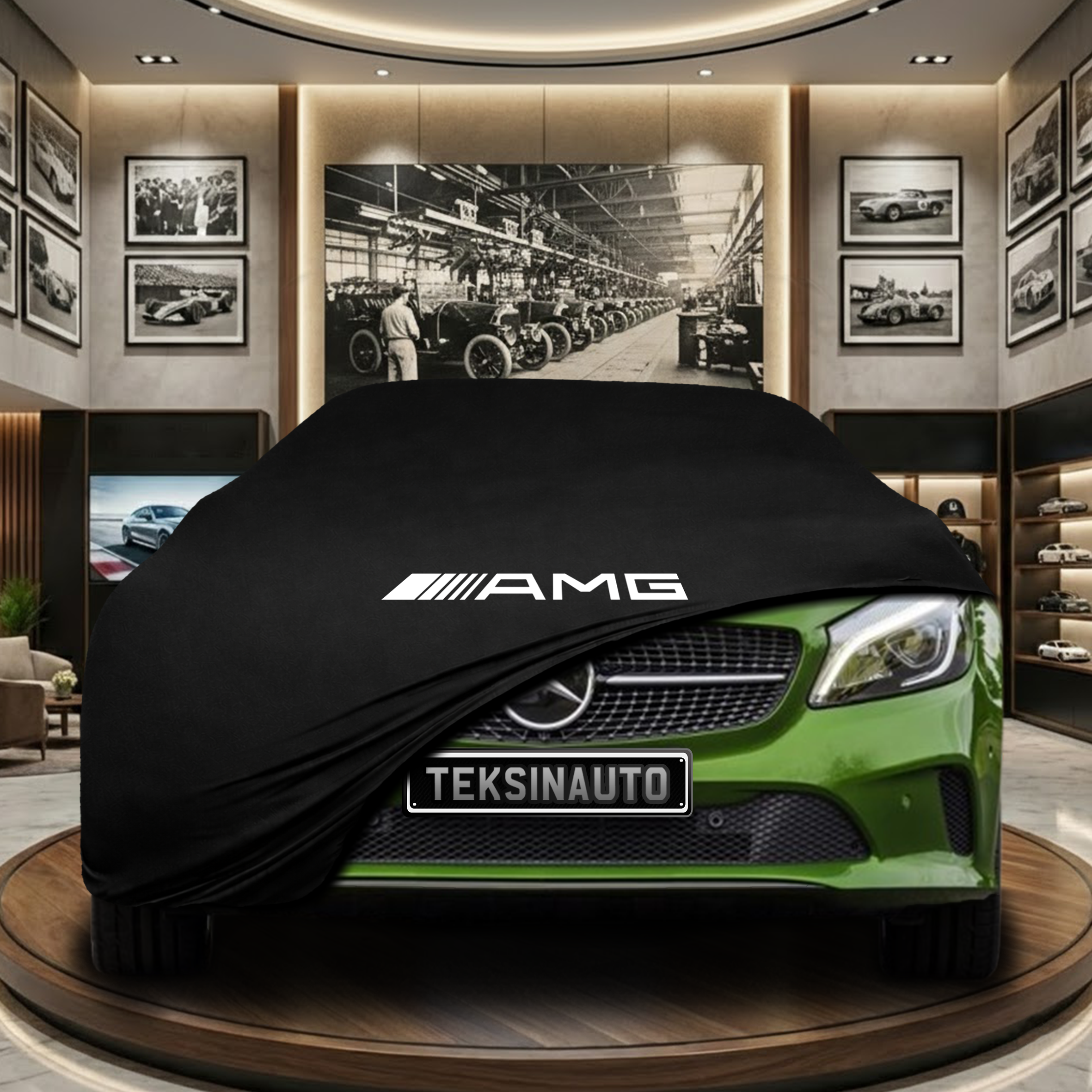 Mercedes Benz A Series W176 Indoor Car Cover Custom Fit, Black, Gray, Blue, Red Color