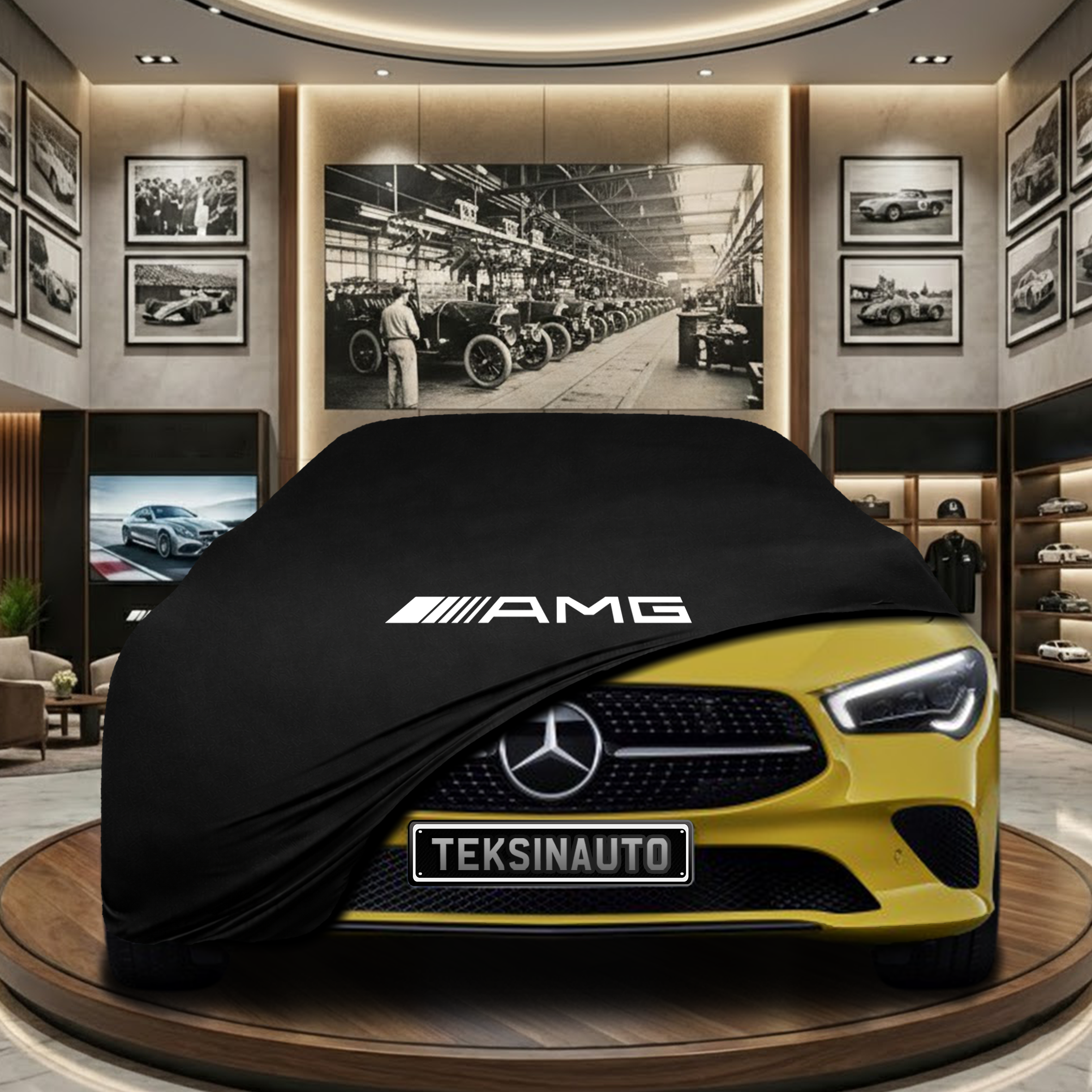 MERCEDES CLA X118 SW 2019-  Indoor Car Cover Custom Fit, Black, Gray, Blue, Red Color