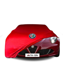 Alfa Romeo 4C Coupe Indoor Car Cover Custom Fit, Black, Gray, Blue, Red Color
