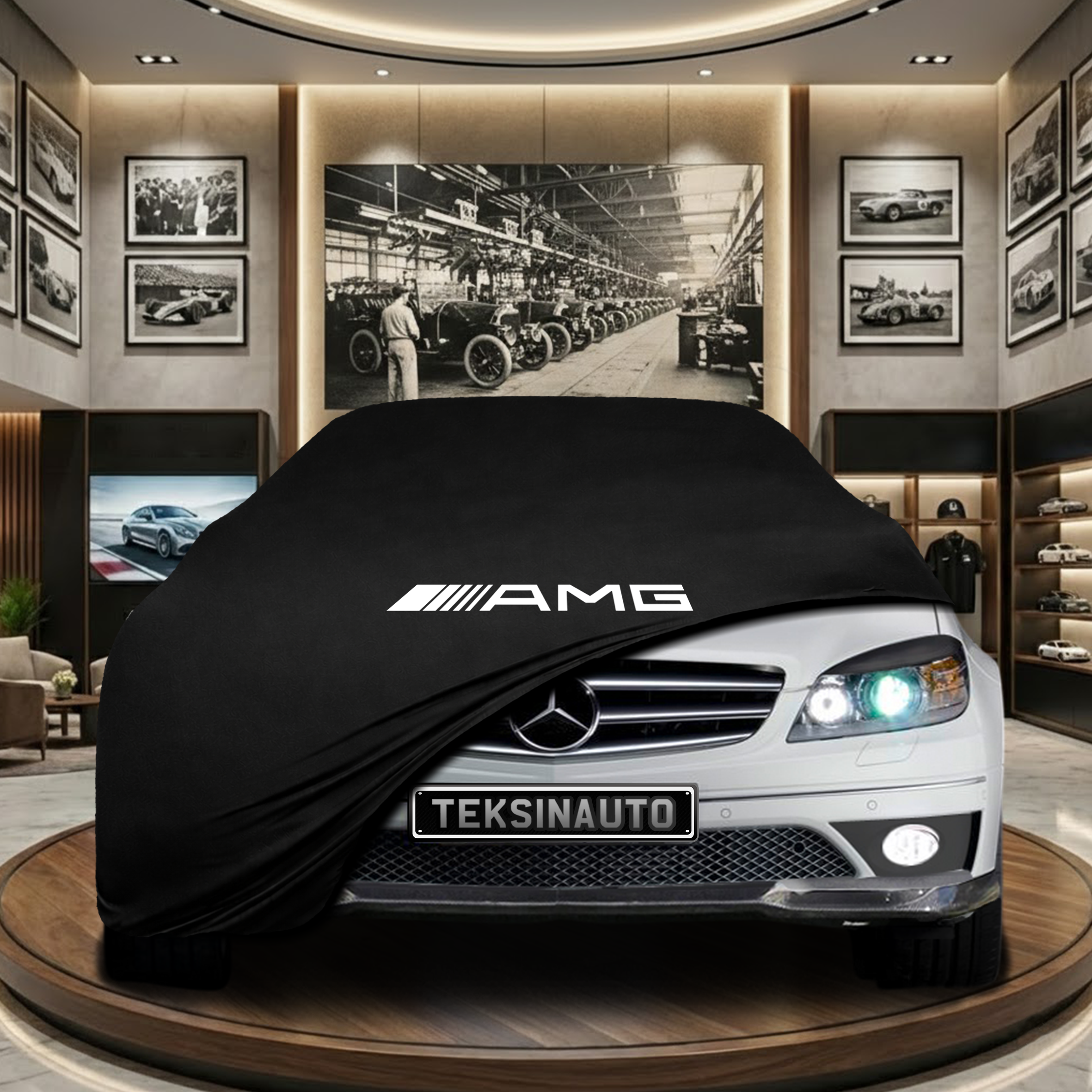 MERCEDES CLC W203  Indoor Car Cover Custom Fit, Black, Gray, Blue, Red Color