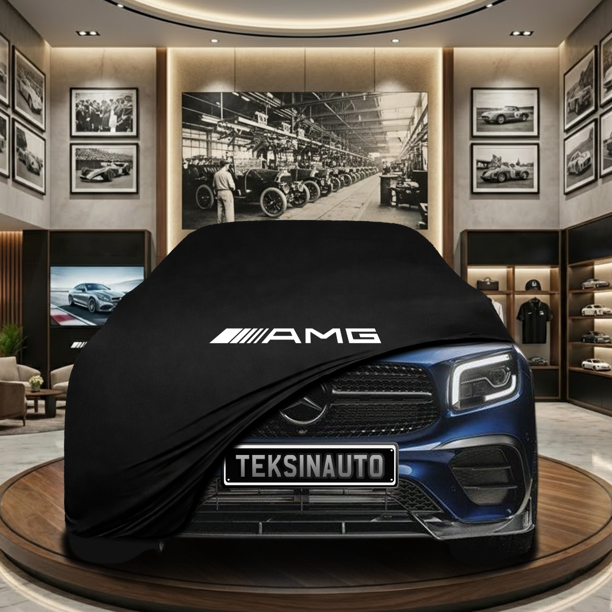 MERCEDES GLB X247 2020- Indoor Car Cover Custom Fit, Black, Gray, Blue, Red Color