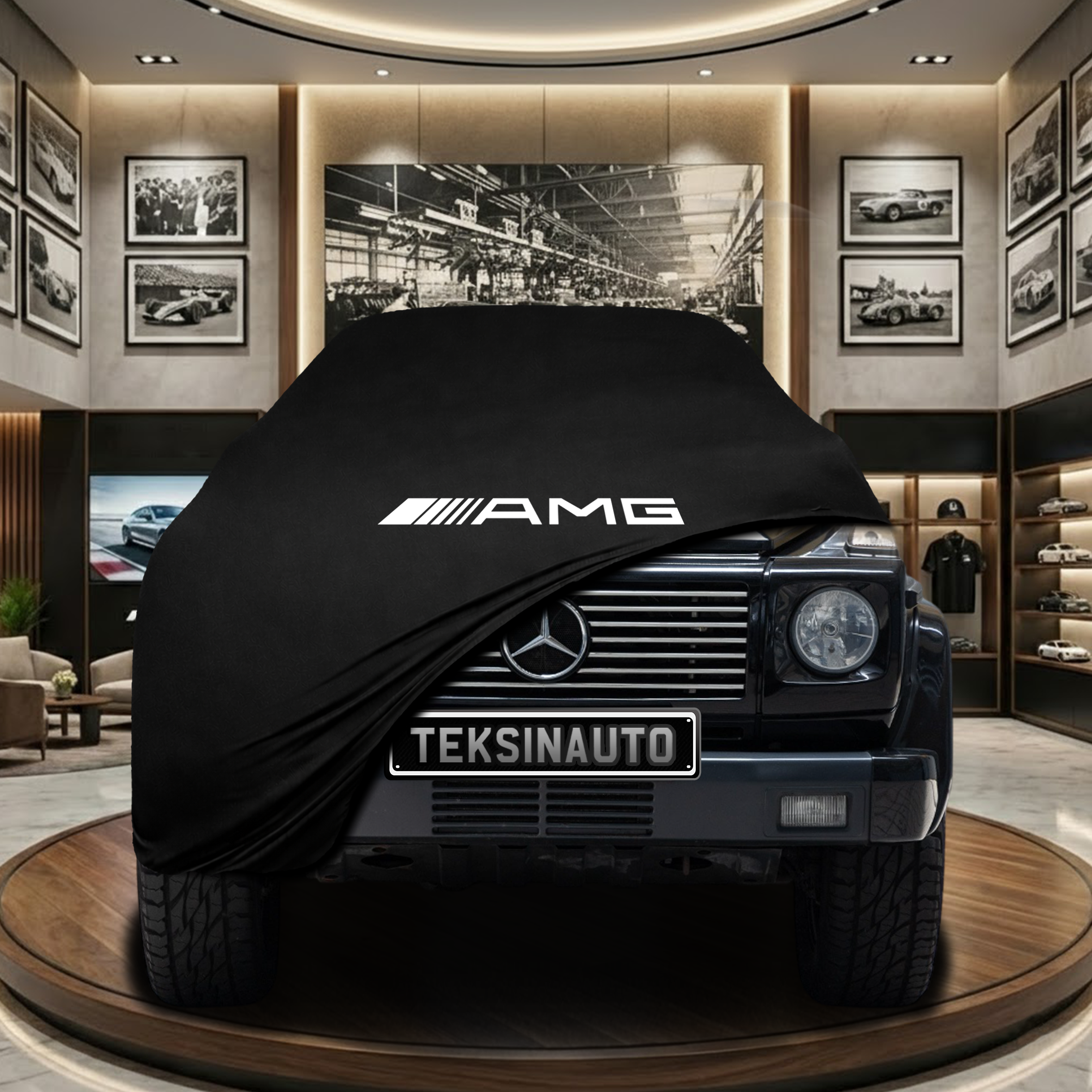 MERCEDES G W463 SWB Indoor Car Cover Custom Fit, Black, Gray, Blue, Red Color
