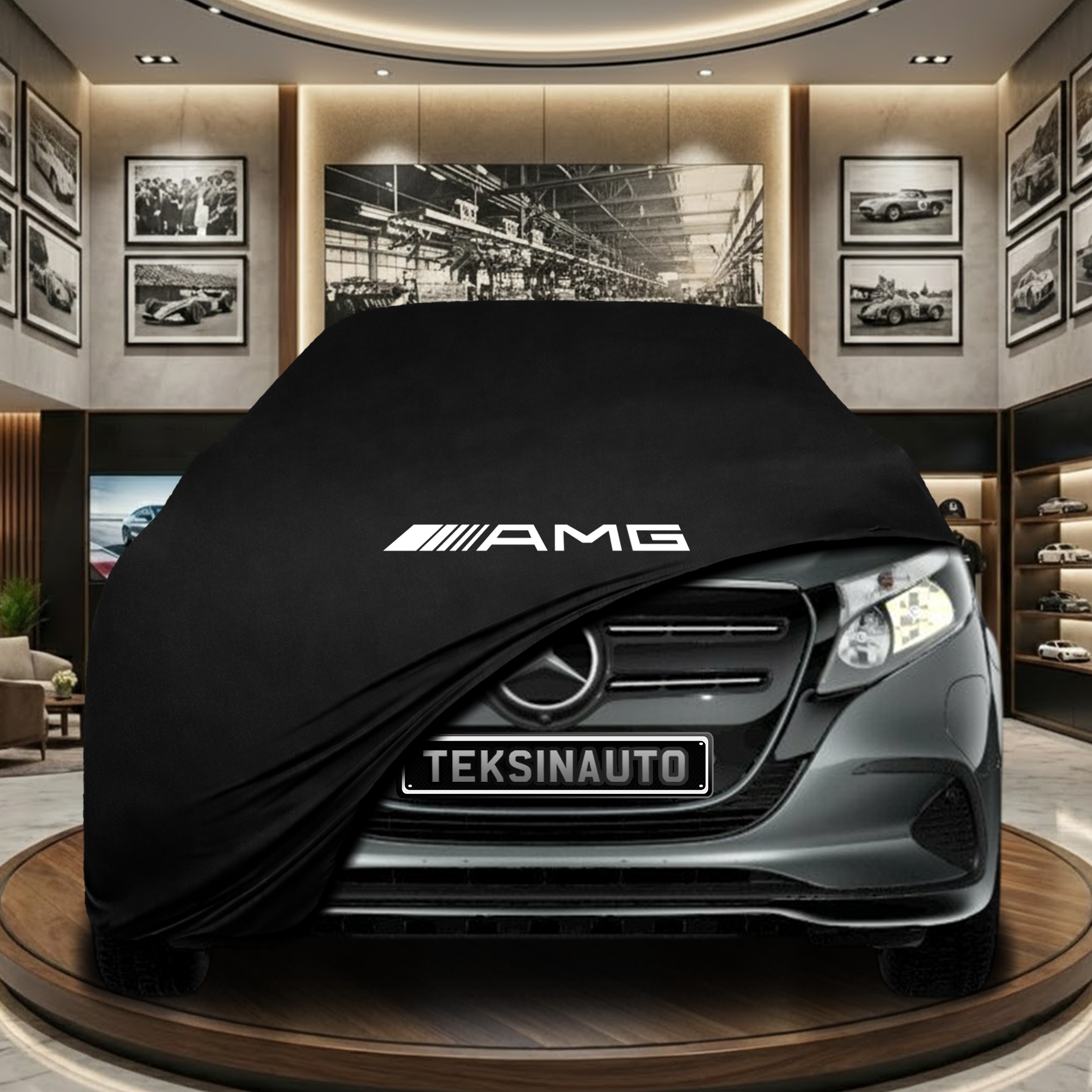 MERCEDES EQV W447 2020- Indoor Car Cover Custom Fit, Black, Gray, Blue, Red Color
