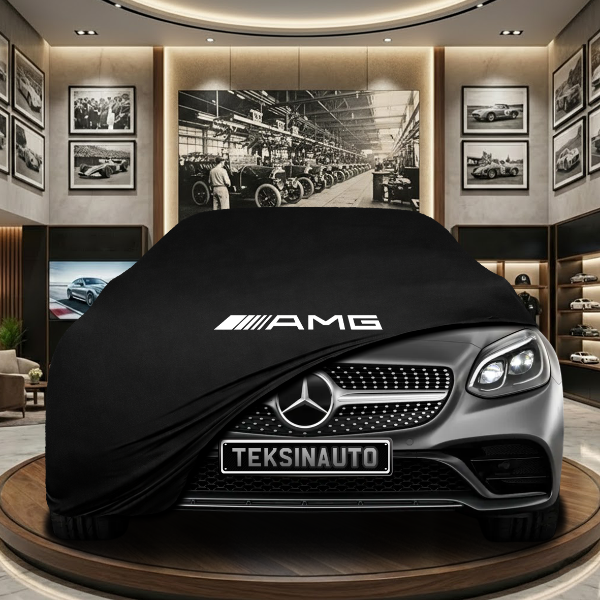 MERCEDES SLC R173 Indoor Car Cover Custom Fit, Black, Gray, Blue, Red Color