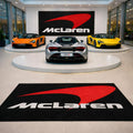 McLaren Premium Luxury Rug (60x87) INCH (150x220) cm Home, Garage & Display Carpet Auto Area Carpet, Car Garage Decor,Car Floor Mat