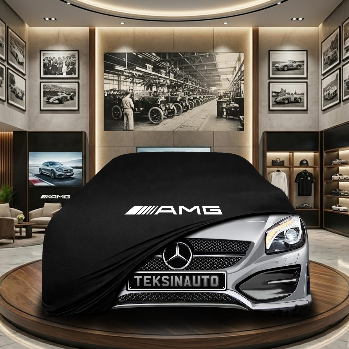MERCEDES SL R231 2012-2020 Indoor Car Cover Custom Fit, Black, Gray, Blue, Red Color