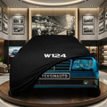 Mercedes Benz E W124 Indoor Car Cover Custom Fit, Black, Gray, Blue, Red Color