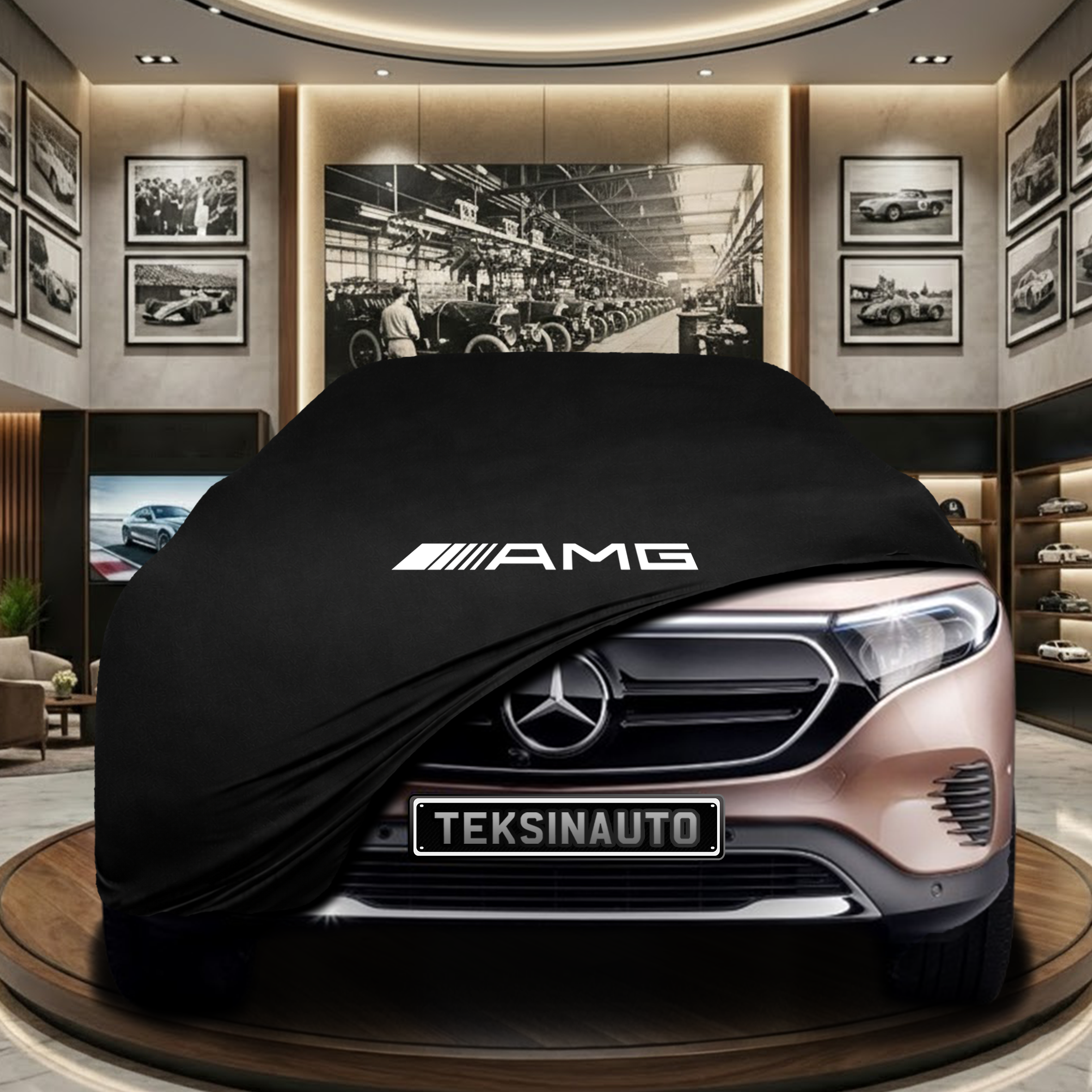 MERCEDES EQB 2021- Indoor Car Cover Custom Fit, Black, Gray, Blue, Red Color