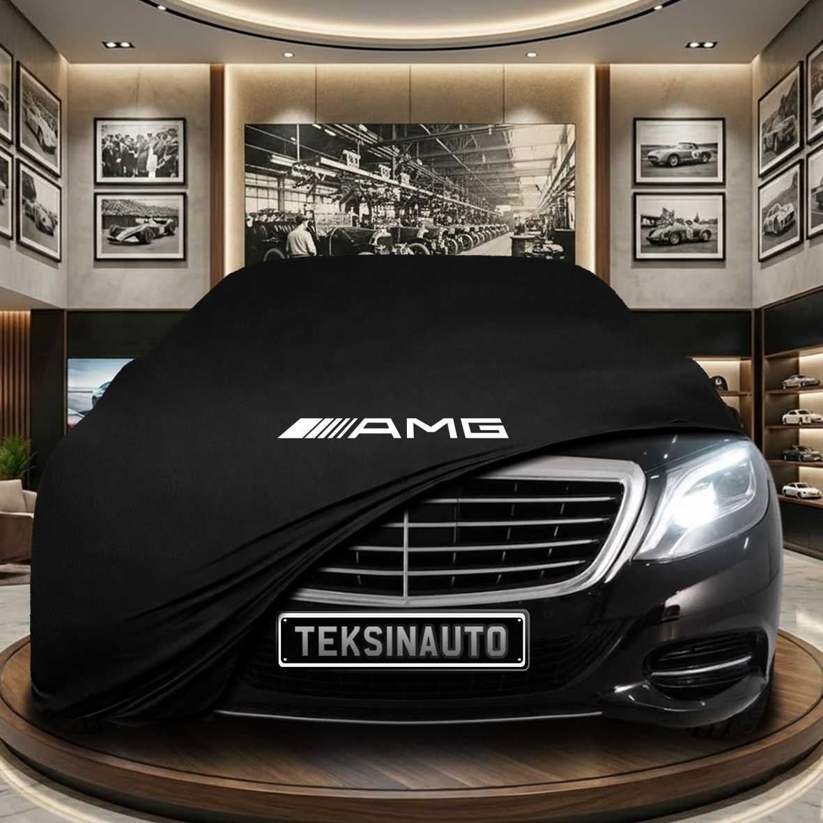 MERCEDES S C217 COUPE-CABRİO 2013-2020 Indoor Car Cover Custom Fit, Black, Gray, Blue, Red Color
