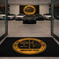 Mercedes Benz Affelterbach Premium Luxury Rug (60x87) INCH (150x220) cm Home, Garage & Display Carpet Auto Area Carpet, Car Garage Decor,Car Floor Mat