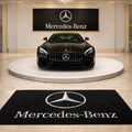 MERCEDES-BENZ Premium Luxury Rug (60x87) INCH (150x220) cm Home, Garage & Display Carpet Auto Area Carpet, Car Garage Decor,Car Floor Mat