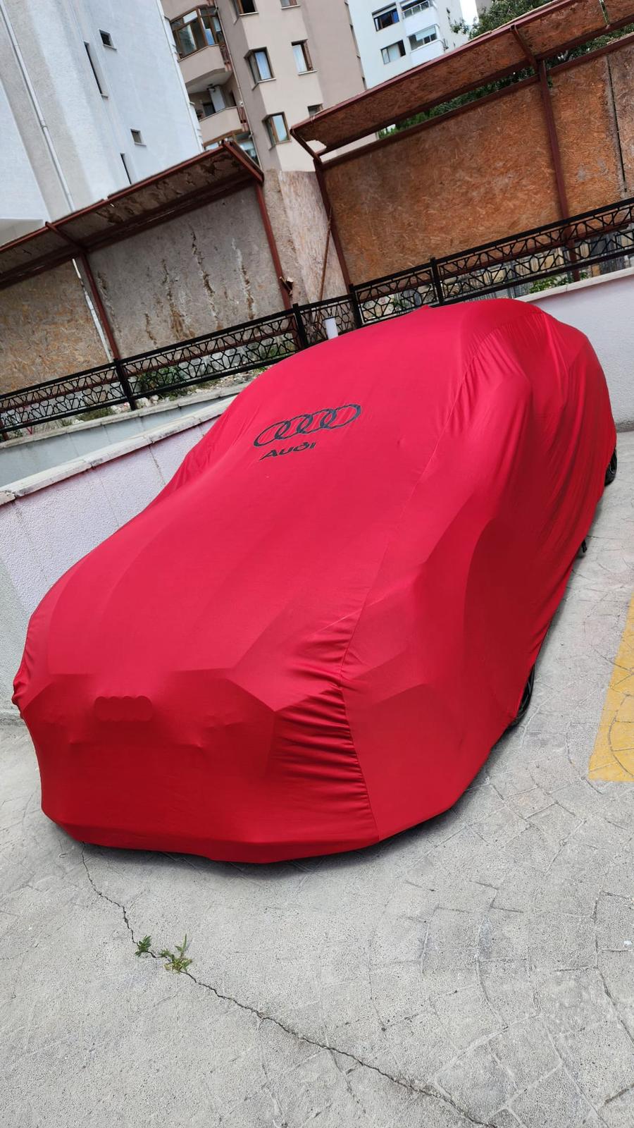 AUDİ A3 8P Custom Fit Indoor Car Cover Soft Stretch Black Gray Blue Red Dust Protection Garage Cover Laser Cut + Bag