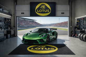 LOTUS Premium Luxury Rug (60x87) INCH (150x220) cm Home, Garage & Display Carpet Auto Area Carpet, Car Garage Decor,Car Floor Mat