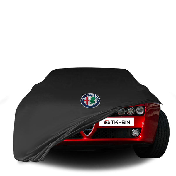 Alfa Romeo Brera Coupe (2005-2010) Indoor Car Cover Custom Fit, Black, Gray, Blue, Red Color