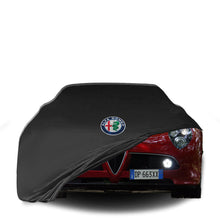 Alfa Romeo 8C Competizione Coupe Indoor Car Cover Custom Fit, Black, Gray, Blue, Red Color