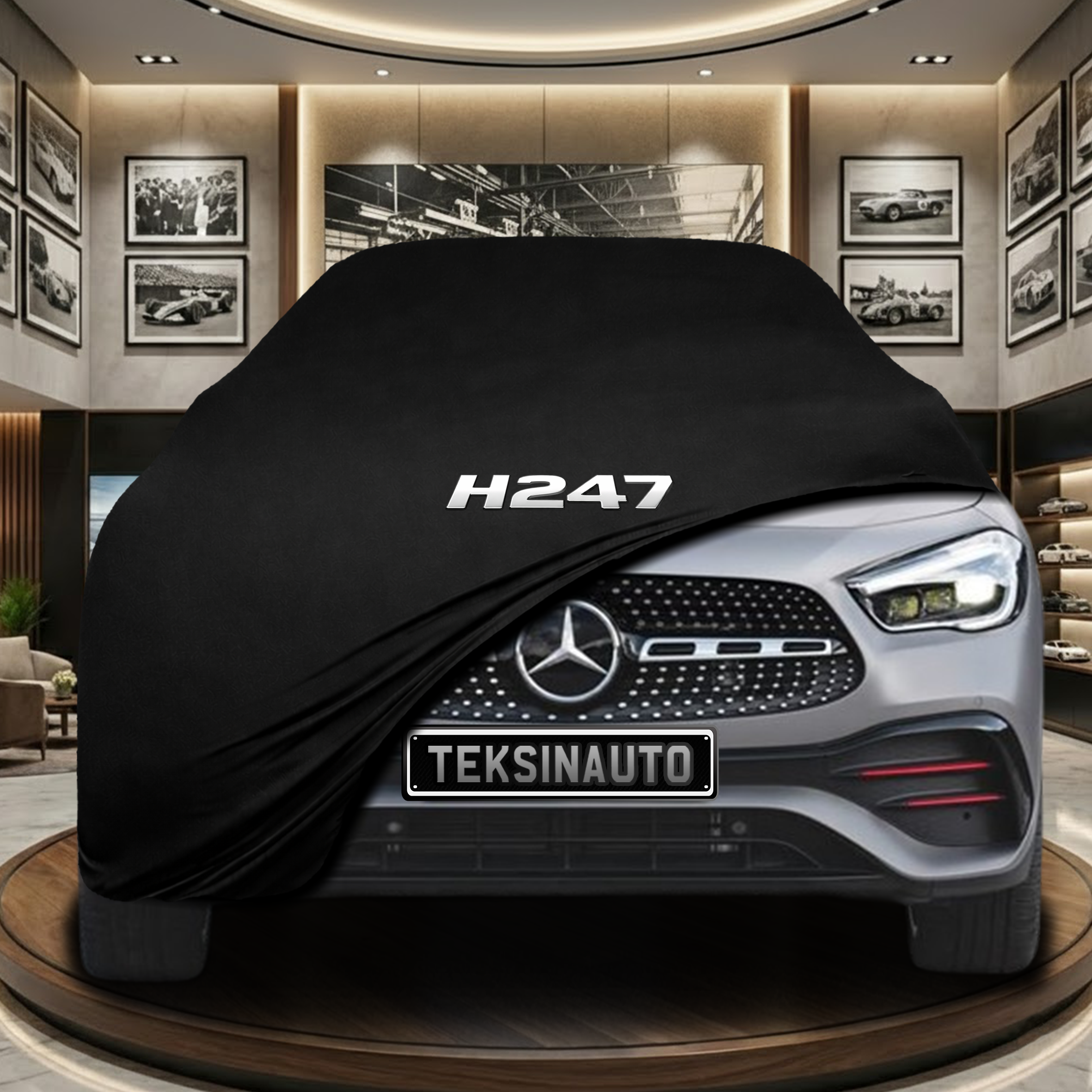 Mercedes Benz GLA H247 Indoor Car Cover Custom Fit, Black, Gray, Blue, Red Color
