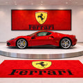 Ferrari Luxury Rug (60x87) INCH (150x220) cm Home, Garage & Display Carpet Auto Area Carpet, Car Garage Decor,Car Floor Mat