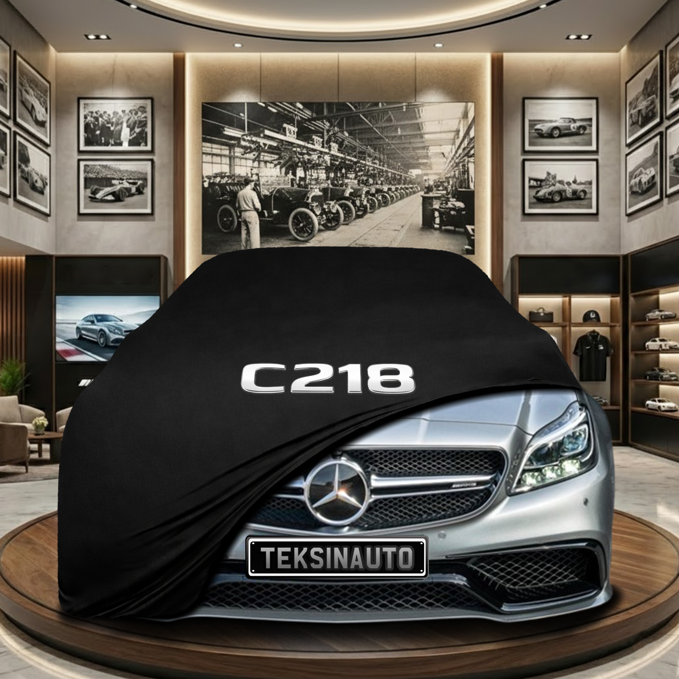 Mercedes Benz Cls C218 Indoor Car Cover Custom Fit, Black, Gray, Blue, Red Color