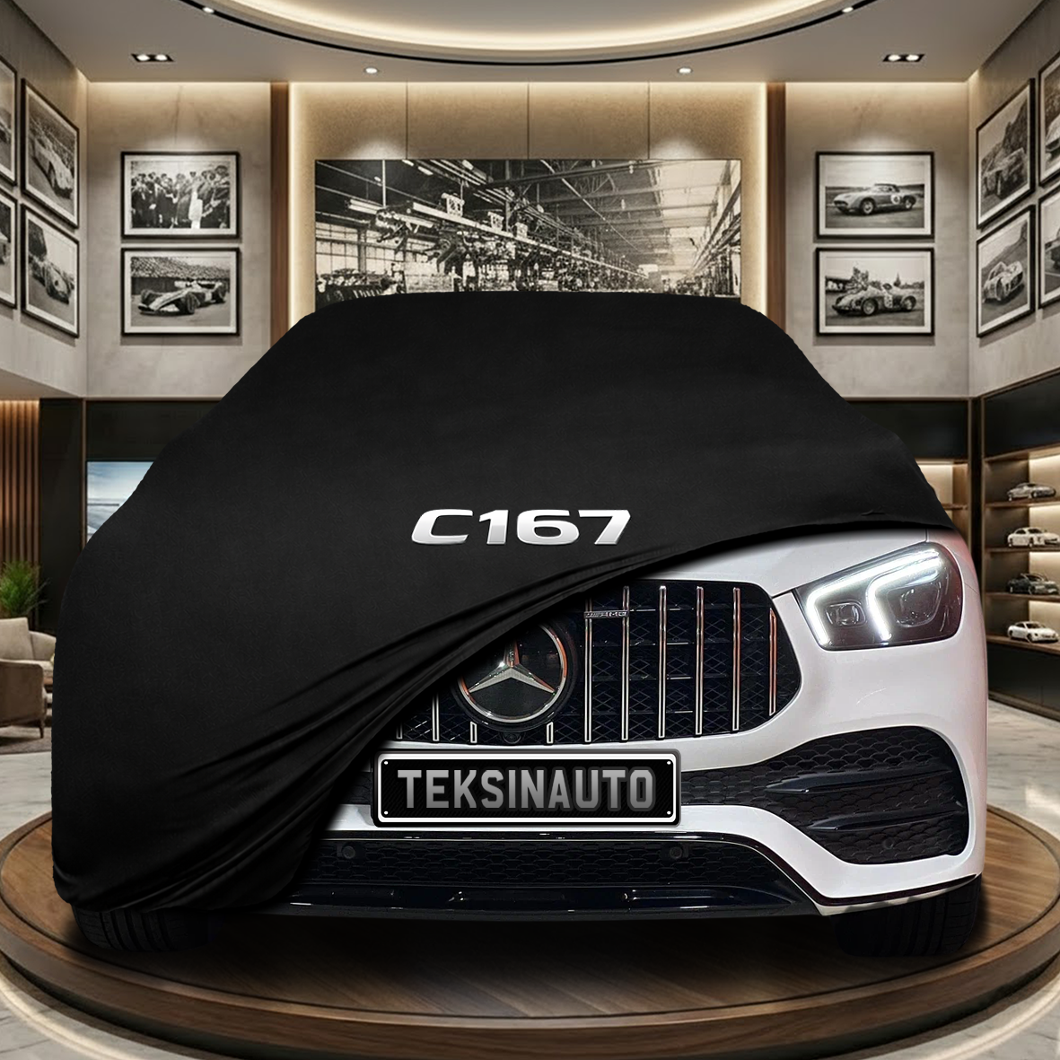 MERCEDES GLE COUPE C167 2019- Indoor Car Cover Custom Fit, Black, Gray, Blue, Red Color