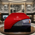 Mercedes Benz W123 Indoor Car Cover Custom Fit, Black, Gray, Blue, Red Color