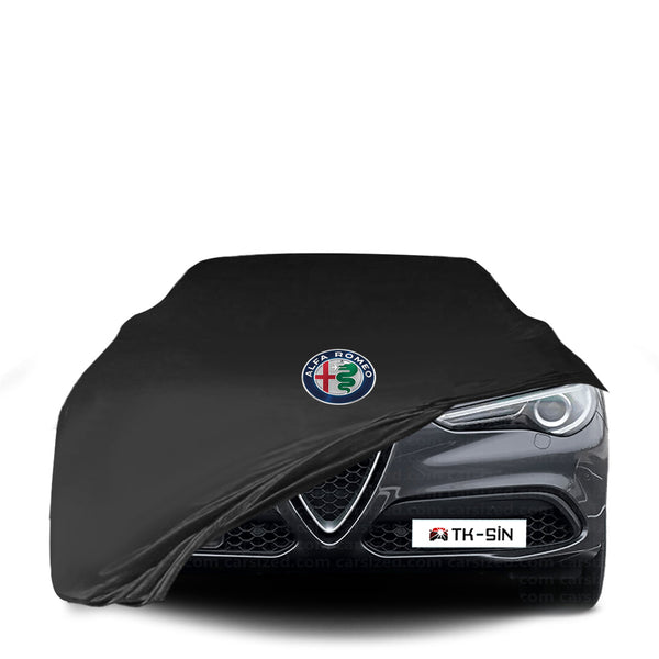 Alfa Romeo Stelvio SUV (2016) Indoor Car Cover Custom Fit, Black, Gray, Blue, Red Color