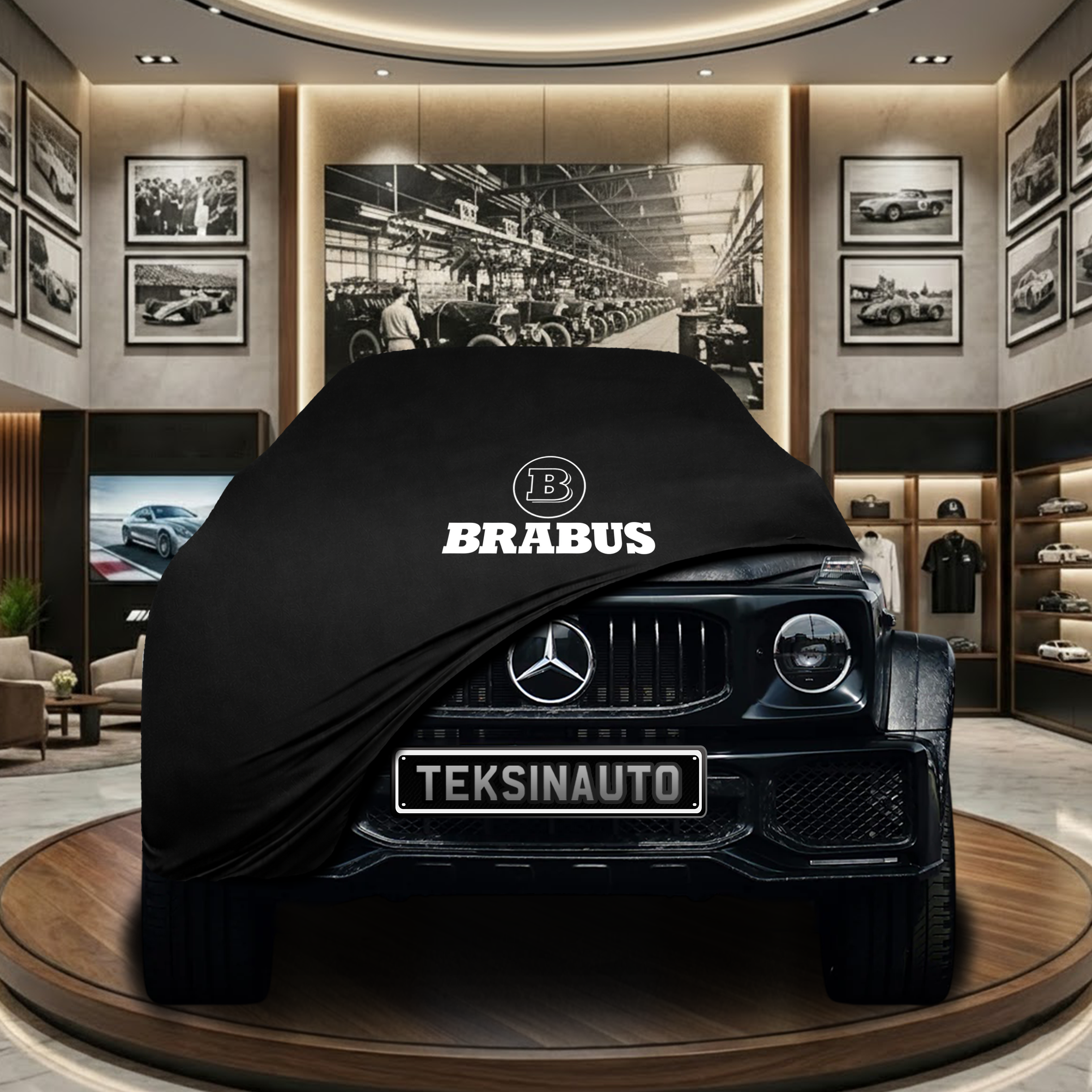 MERCEDES G W464 2018-2024 Indoor Car Cover Custom Fit, Black, Gray, Blue, Red Color