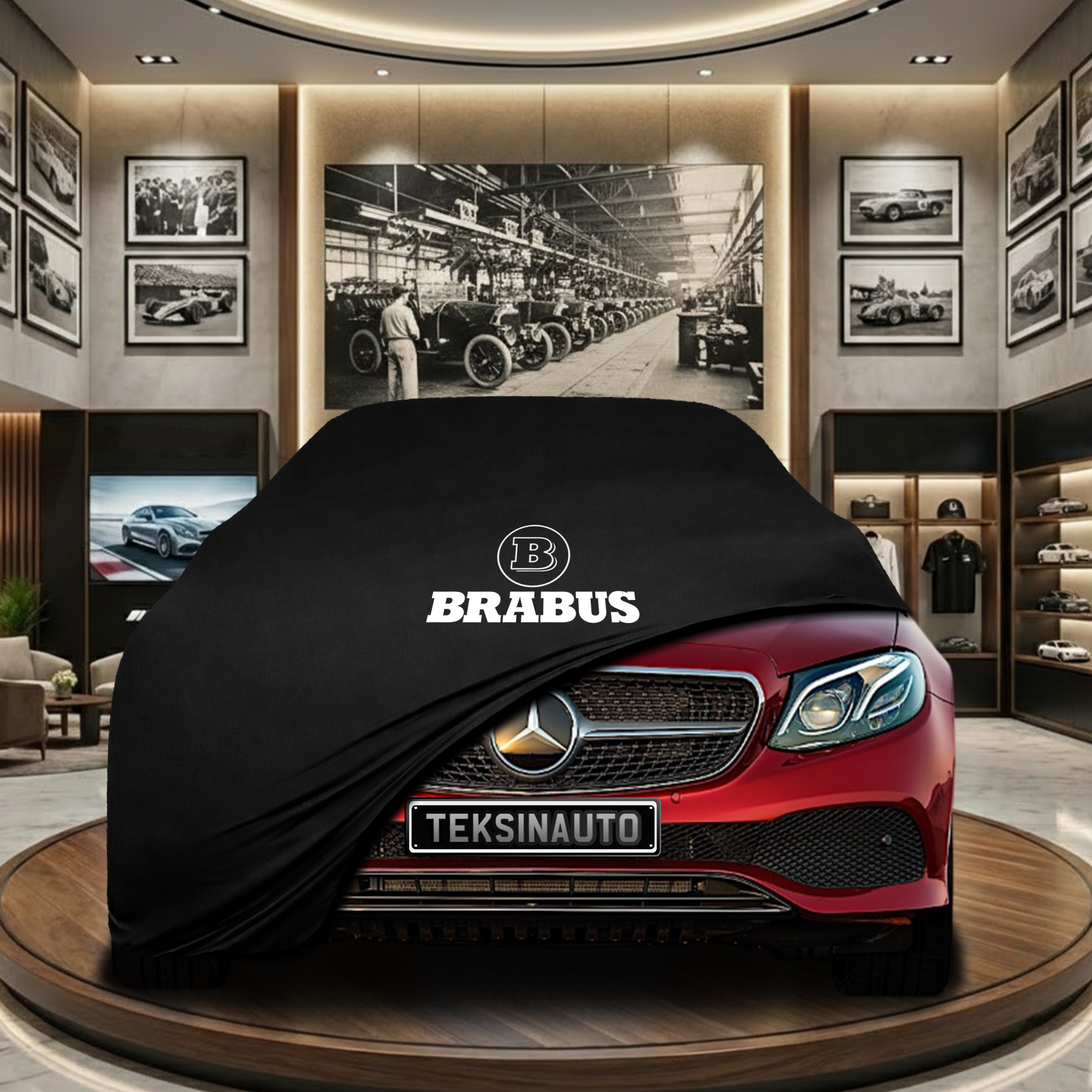 MERCEDES E C238 COUPE 2016-2023 Indoor Car Cover Custom Fit, Black, Gray, Blue, Red Color